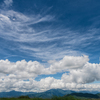 青空と白雲....盛夏の高原