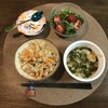 炒飯と中華スープ