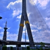 「ラーマ８世橋（King Rama VIII Bridge）」～カオサンからも近く、チャオプラヤ川に架かる歩いて対岸のトンブリー地区に渡れ、思い出もある橋！！