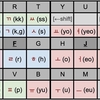 【韓国語#004】ハングル文字のキー配列（２ボル式）を日本語に近い韓国語の単語で覚えました