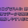 【ぴよログでRAG: 第4回】前処理でデータを整形し、AIが理解しやすい形にする