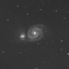 M51 りょうけん座 子持ち銀河