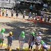 幼稚園で運動会ごっこ