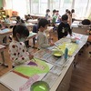 １年生：図工　絵の具とねん土