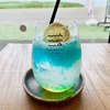 minamoカフェのゆりあげブルースカイを飲みながらまったり〜かわまちテラス閖上〜