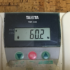 今朝の体重