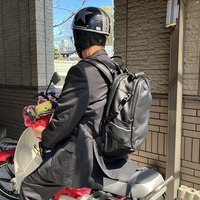 バイクで仕事に行く時に使えるバックパック