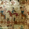 パジリク古墳の騎士の絨毯
