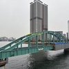 ＃２２２２　ローゼ橋部分の塗装が完了　旧晴海鉄道橋の状況　２０２５年３月上旬　