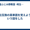 上位互換の英単語を覚えようという話をした