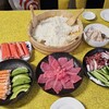 休日の夕飯は、家で家族と手巻き寿司。