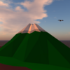 Low Poly World In OpenSimulator: 28/03/2020 ~Mountain and An Eagle