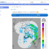 韓国の雨雲レーダー