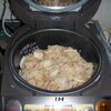 里芋となめ茸の炊き込みご飯
