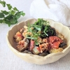 【美肌レシピ】『ナスとトマトと鶏ひき肉の味噌煮』