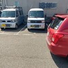 会社の駐車場に着いたら、カローラから、