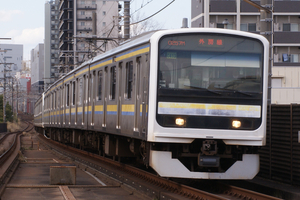 過去画と最近の写真の詰め合わせセット。京葉臨海鉄道KD601とDD200、鶴舞線N3000形、中央線211系。外房線209系2100番台とE257系500番台回送。友情出演：255系と京成3000形