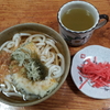 かぼちゃ天うどん