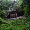 雨にぬれる熊野神社　福岡県朝倉郡東峰村 宝珠山