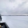 朱鞠内湖で氷上サクラマス！