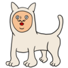 かわいい猫 のイラスト
