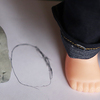 ソランちゃんの靴を作る