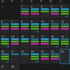 今月3回目の完全休養。増量期。朝から晩まで多量のパンを摂取。