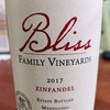 Bliss Estate ZINFANDEL ブリス ジンファンデル 2017 アメリカ カリフォルニア