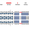 詰め込み座席　ユナイテッド航空の場合