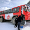 カナダ　バンフ・ジャスパー国立公園6泊7日（4日目：コロンビア大氷原・雪上車・Skywalk）