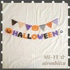 アイロンビーズ　ハロウィンガーランド✿ハロウィンカラー