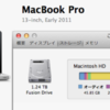 MacBook Pro 13-inch (Early 2011) に Fusion Drive を搭載したら BootCamp 作れなくなった話