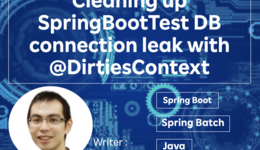 Cleaning up SpringBootTest DB connection leak with @DirtiesContext