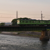 夕陽の宇治橋