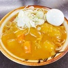 蘇我の寒川そばで、カレーそばにゆで卵を食べました