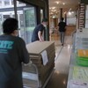 日中は雨　自由活動はボーリング　アジサイ　