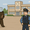 北海道・初山別で中学校にクマ侵入　ハンター発砲も逃走、警察が通学路を警戒へ