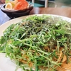 築地の喫茶店フォーシーズンの和風パスタはいまだかつてないどっさりの大葉！