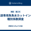 駆逐専用魚魚水カットインの種別係数調査