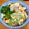 たまも（足立区 島根 西新井駅）ピーマン天うどん＋なす天