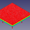 FreeCAD FEM 発熱体の温度シミュレーション結果：理論値との比較でみる解析精度
