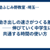 【動き出しの速さがつくる差】 　── 伸びていく中学生に共通する時間の使い方