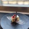 空港ラウンジで食べたクリスマスケーキ