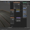 TEXTURE HAVENを利用してBlender2.8で床や壁の綺麗な質感を作る その４（ラフネス用テクスチャとノーマルマップの設定）