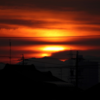 赤石岳から昇る太陽　４月２９日