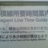 相模線所要時間案内 Sagami Line Time Guide のりかえ、待合せ時間は含まれません。Transfer and waiting times are not included.電車により多少時間が異なります。Times for some trains will be slightly different.