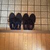 続・同じ靴に履き替える。