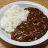 今日の食べ物　朝食にカレー