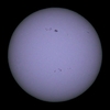 「太陽(白色光)」の撮影　2023年2月26日(機材：ミニボーグ45EDⅡ、E-PL8、ポラリエ)