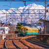 劔岳が迫る駅(2)